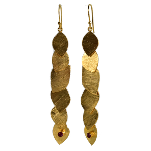 Euro Gold Earrings A91C