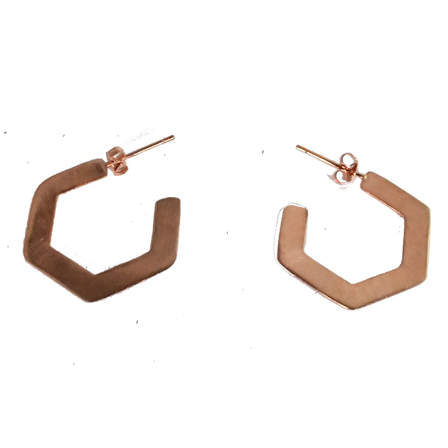Euro  Rose Gold Earrings B92AR