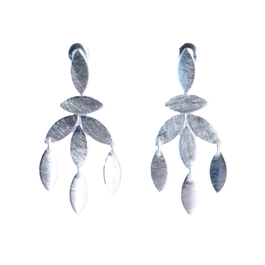 Piccolo Earrings Silver Wash - P141p