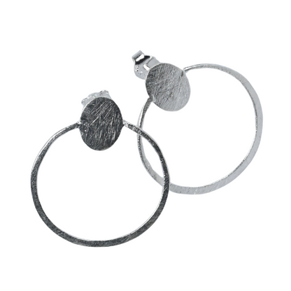 Euro Sterling Silver Earrings D10