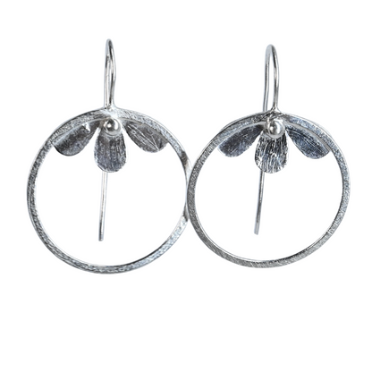 Euro Sterling Silver Earrings D165