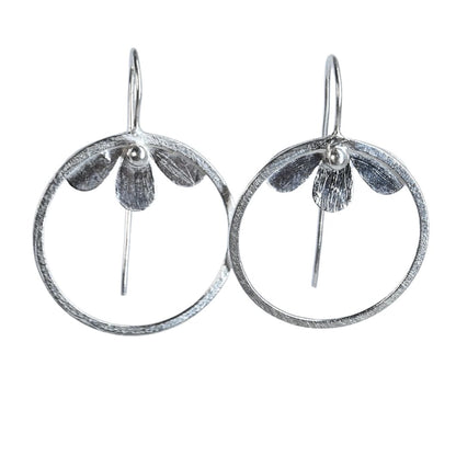 Euro Sterling Silver Earrings D165