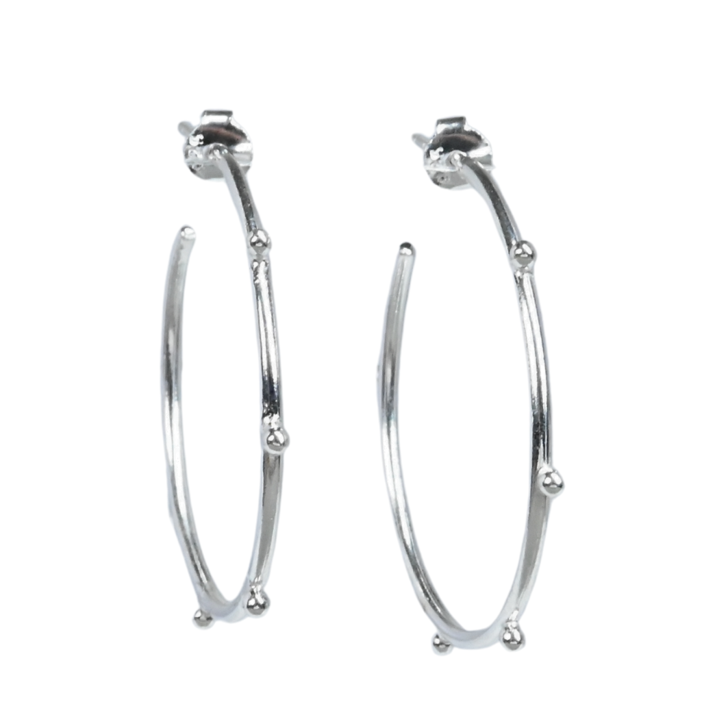Euro Sterling Silver Earrings D213