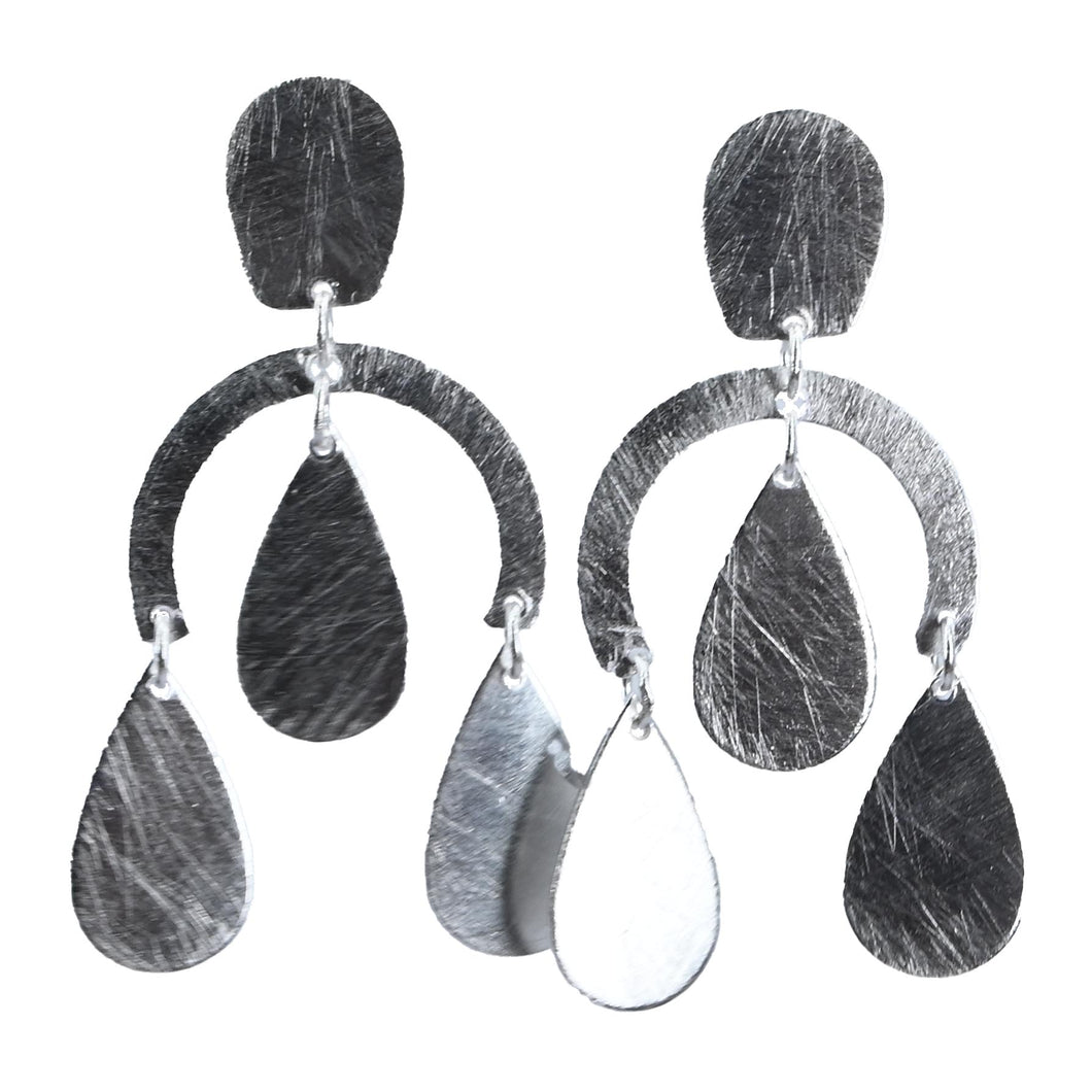 Silver Wash Earrings C103
