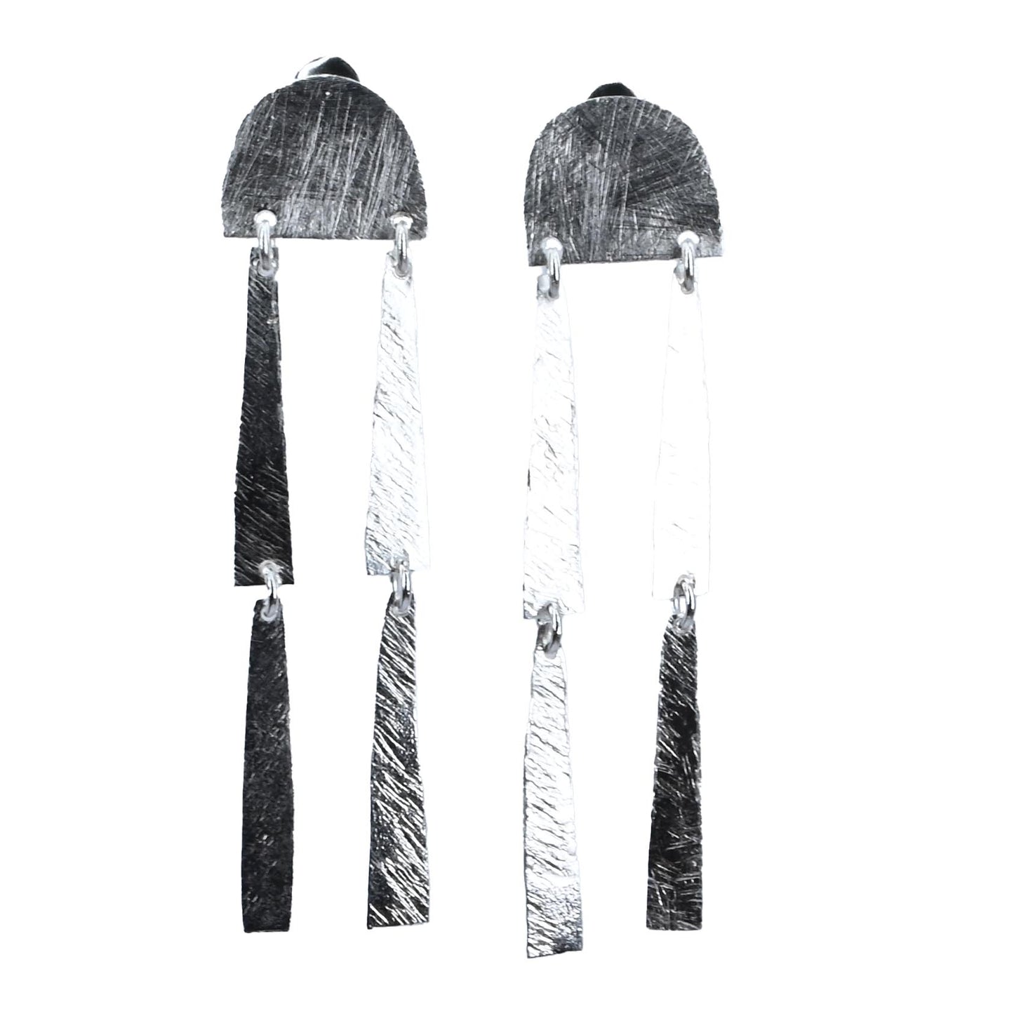 Silver Wash Earrings C193