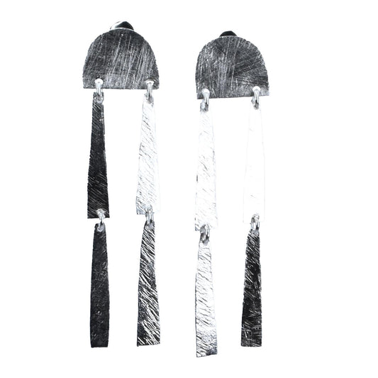 Silver Wash Earrings C193