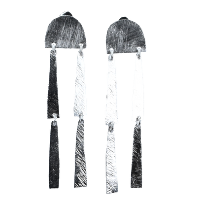 Silver Wash Earrings C193