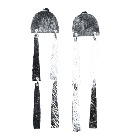 Silver Wash Earrings C193