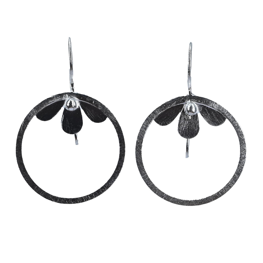 Silver Wash Earrings C165