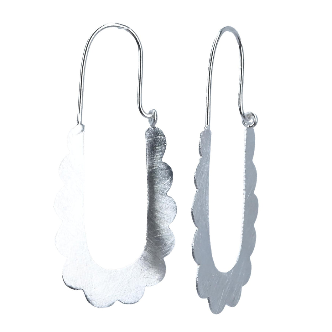 Silver Wash Earrings C137