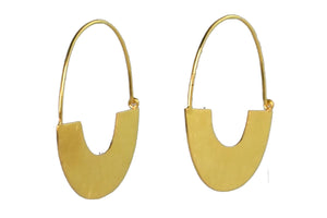 Euro Gold Earrings B94a