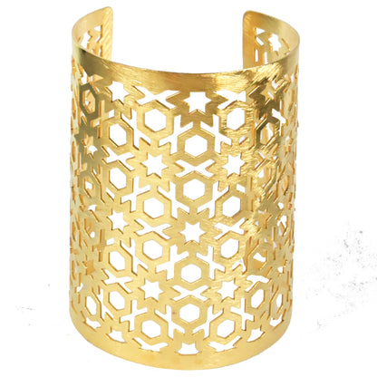Euro Gold Cuff bangle A42