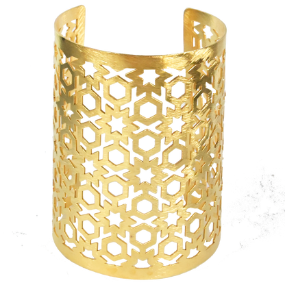 Euro Gold Cuff bangle A42