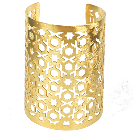 Euro Gold Cuff bangle A42