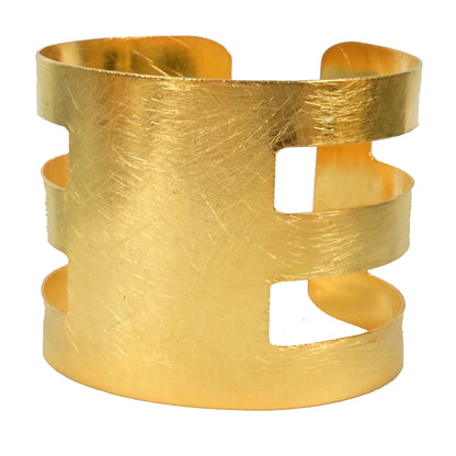 Euro Gold Cuff bangle A41