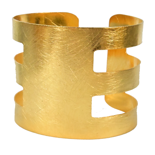 Euro Gold Cuff bangle A41