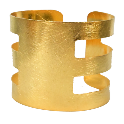 Euro Gold Cuff bangle A41