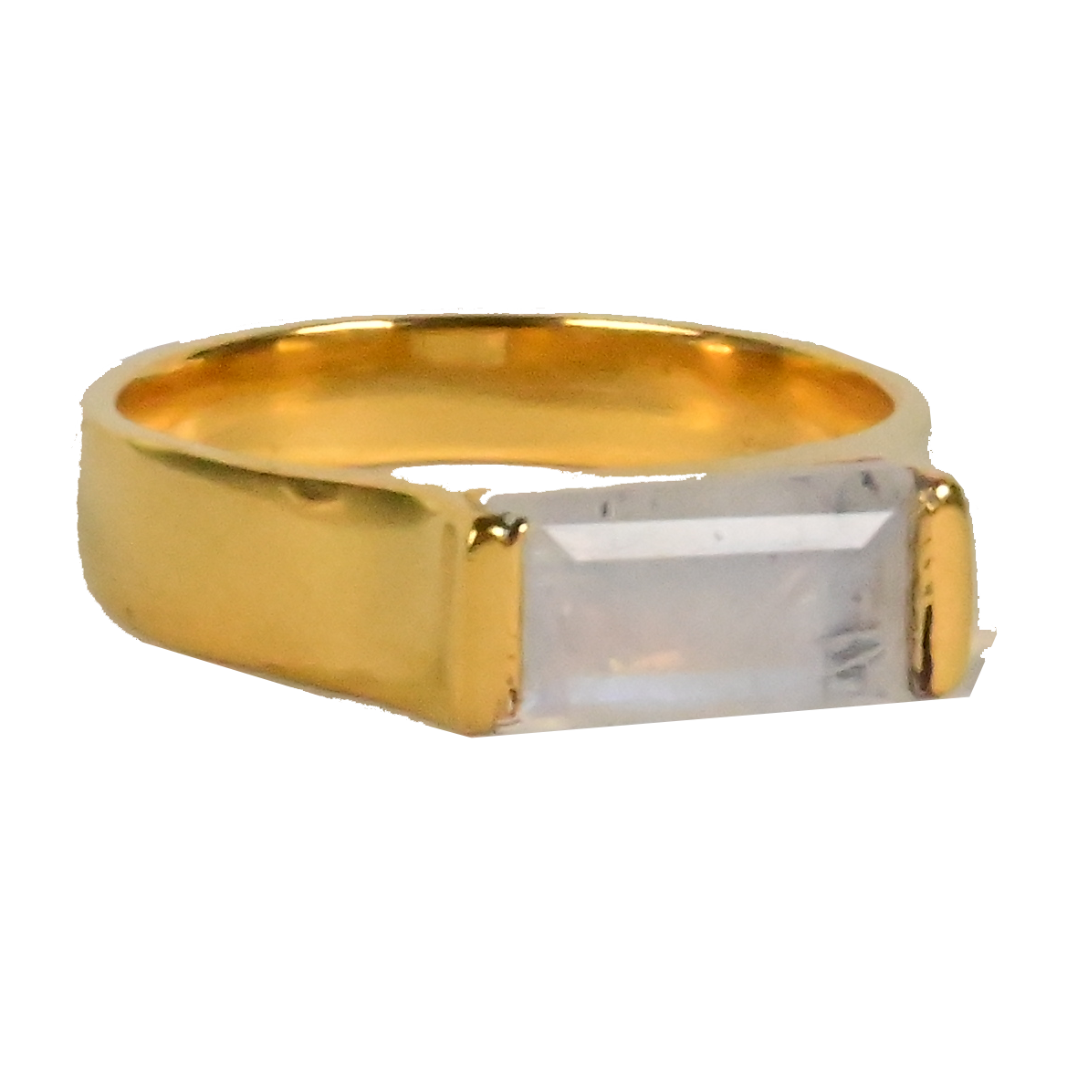 Euro Gold Gemstone Ring  A31