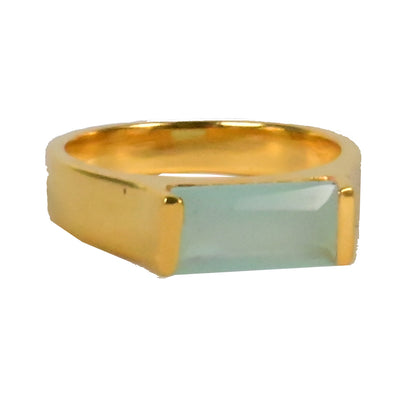 Euro Gold Gemstone Ring  A31
