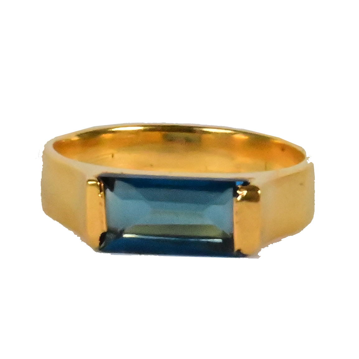 Euro Gold Gemstone Ring  A31