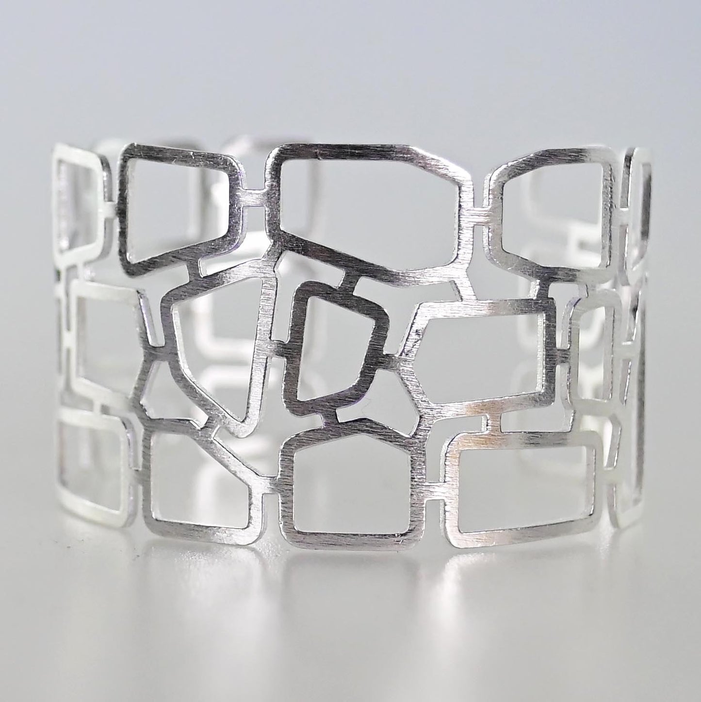 Silver Wash Cuff bangle A43