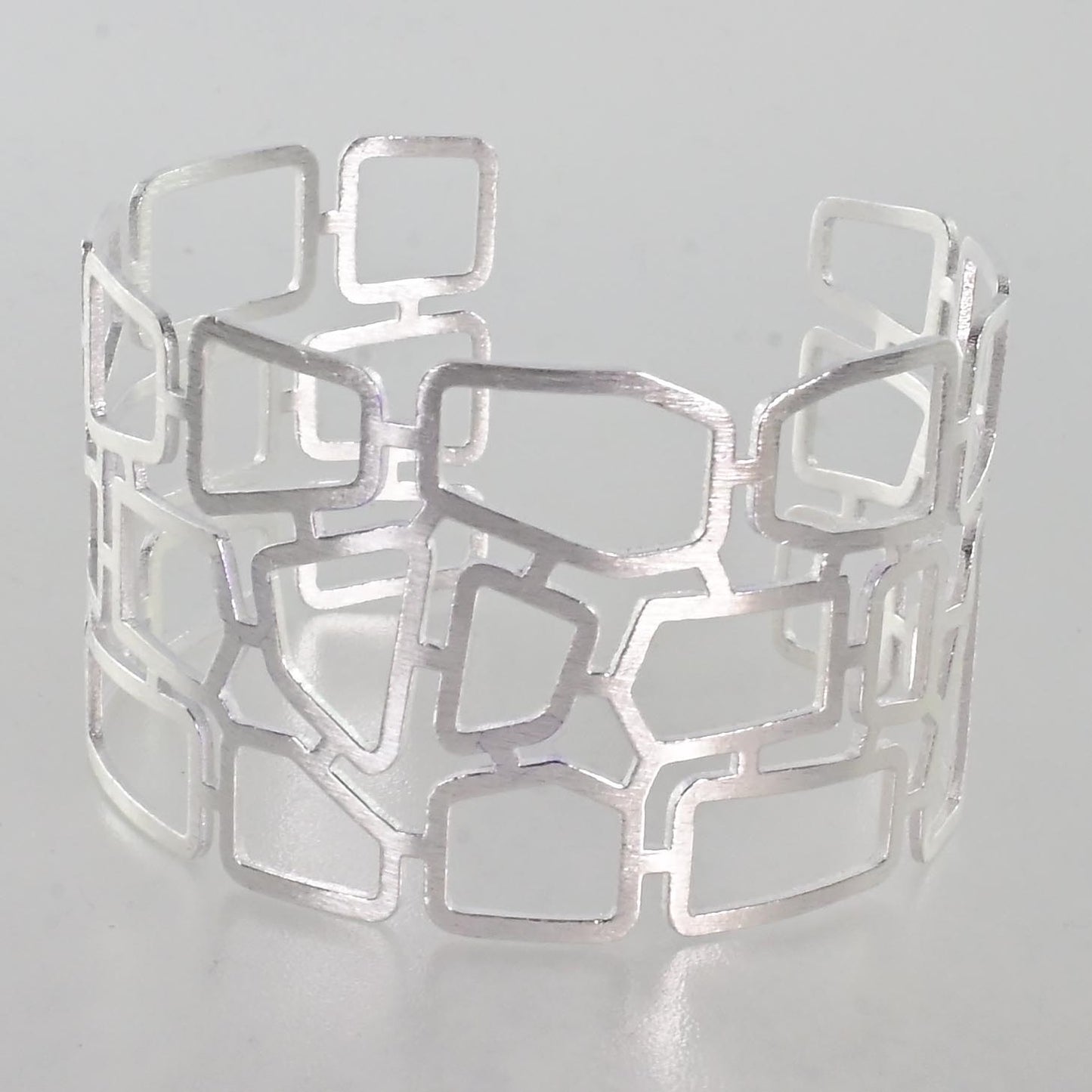 Silver Wash Cuff bangle A43