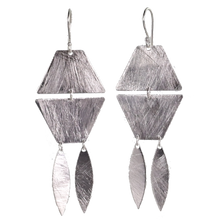 Silver Wash Earrings C167