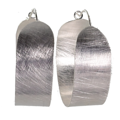 Silver Wash Earrings C33A Small