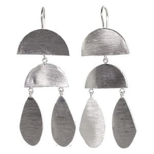 Silver Wash Earrings C101