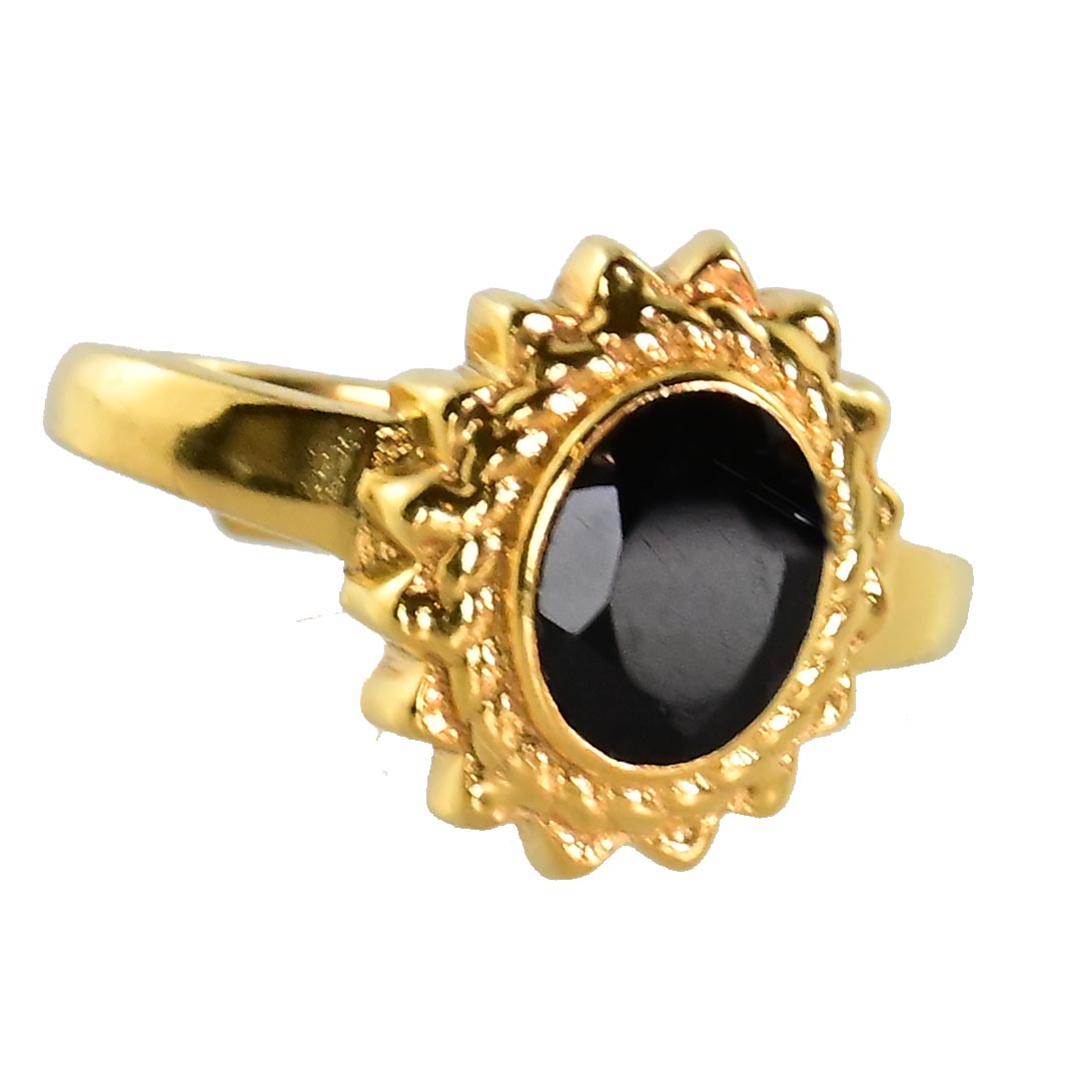 Euro Gold Gemstone Ring  A49