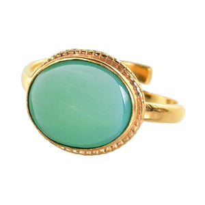 Euro Gold Gemstone Ring  AR1