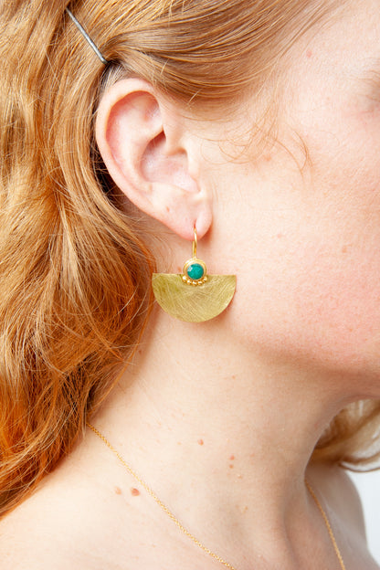 Euro Gold Earrings A26E