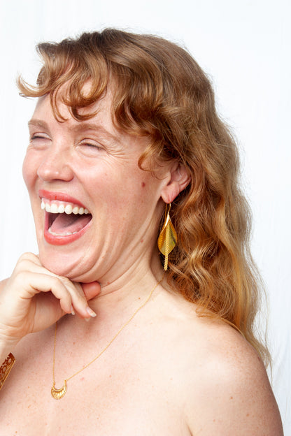 Euro Gold Earrings B161