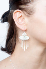 Silver Wash Earrings C73b