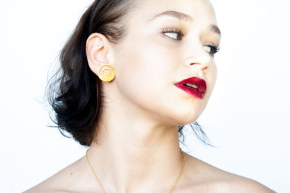 Euro Gold Earrings B152