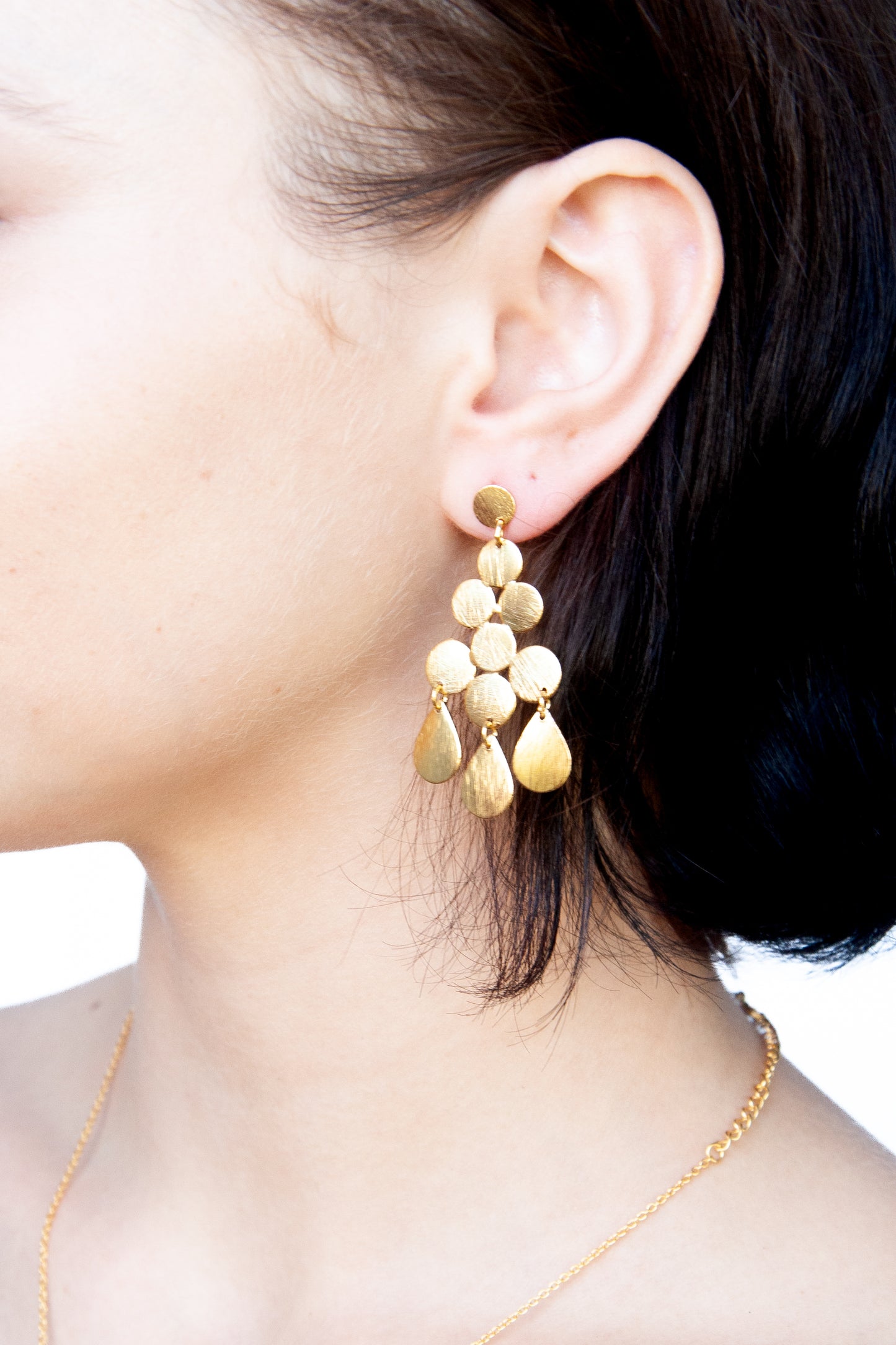 Euro Gold Earrings B184