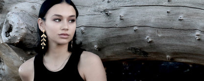 Euro Gold Earrings B130a