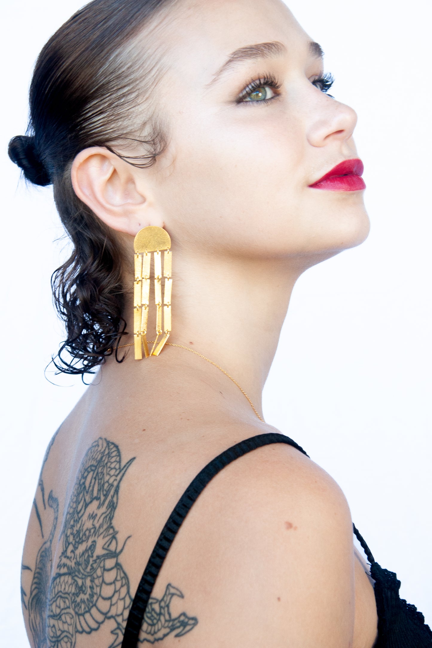 Euro Gold Earrings B192