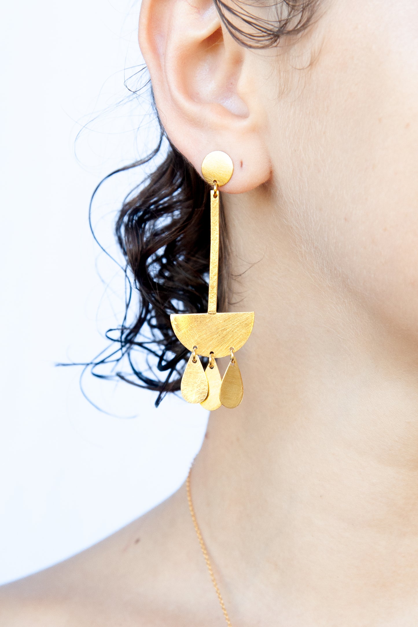 Euro Gold Earrings B194