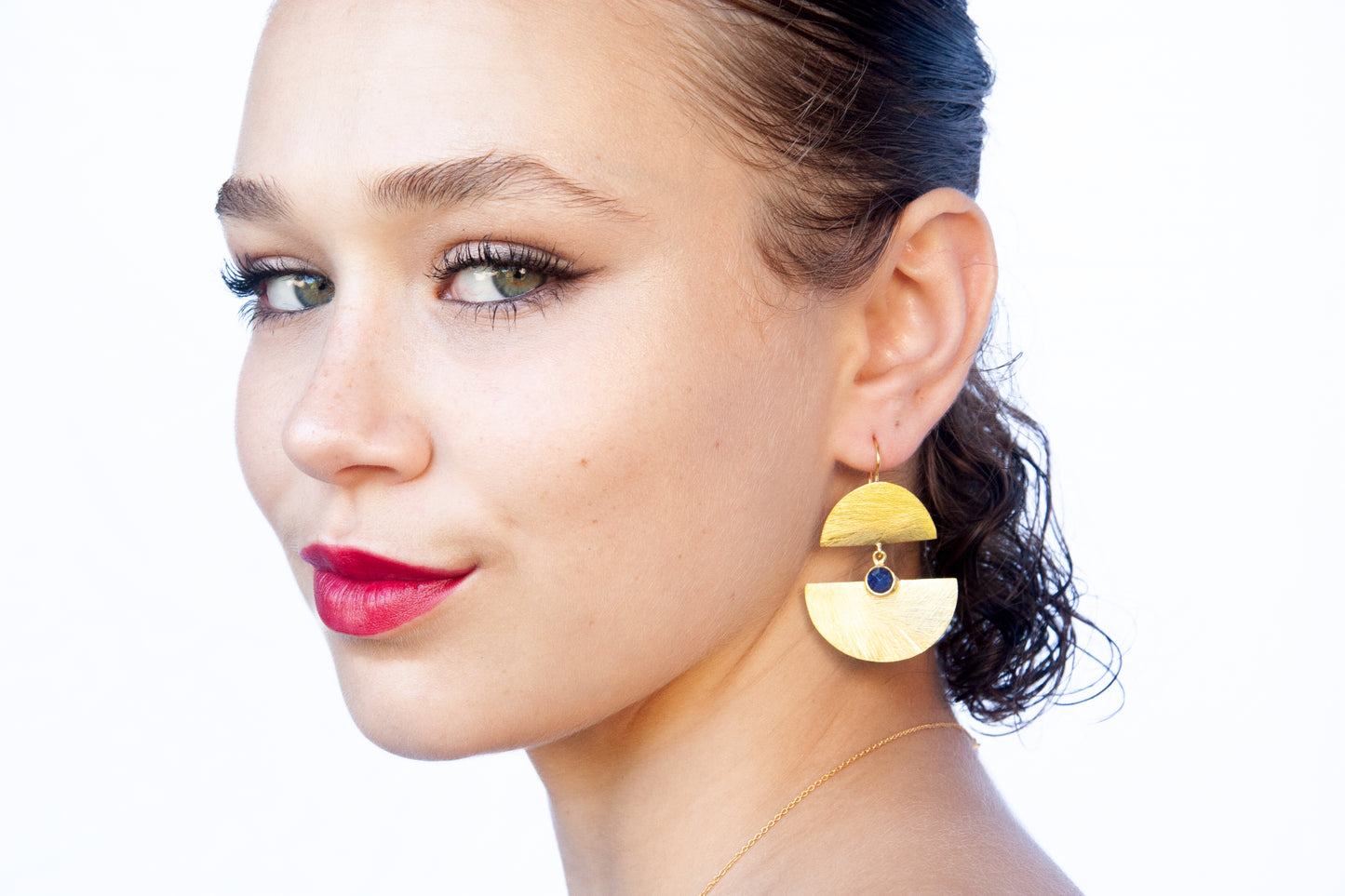 Euro Gold Earrings A189