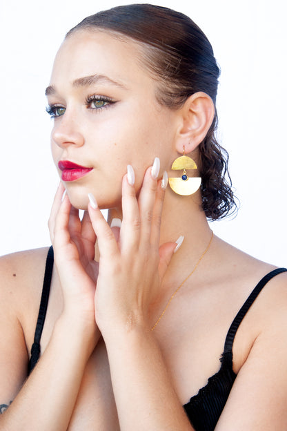 Euro Gold Earrings A189