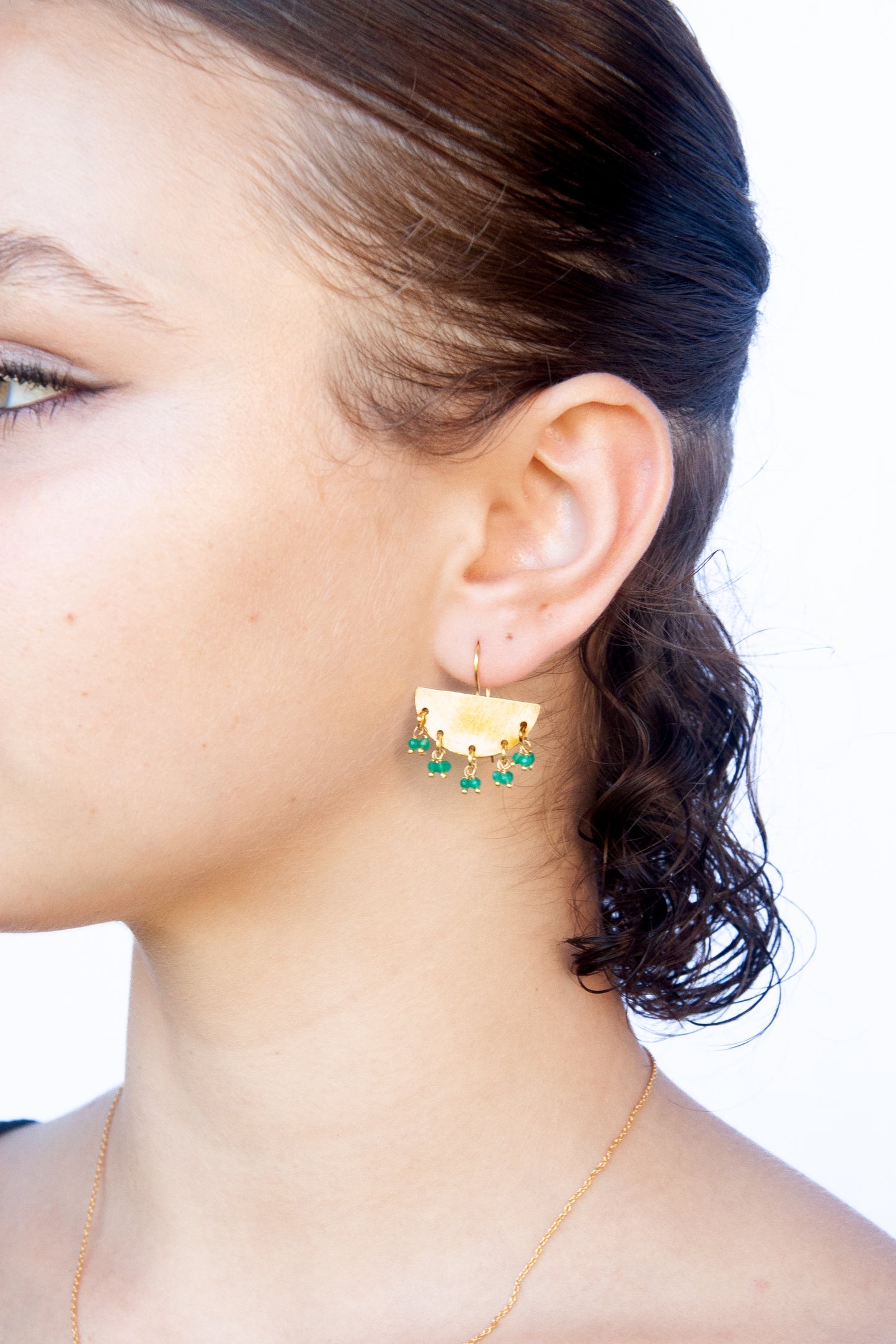 Euro Gold Earrings A186