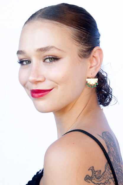 Euro Gold Earrings A186