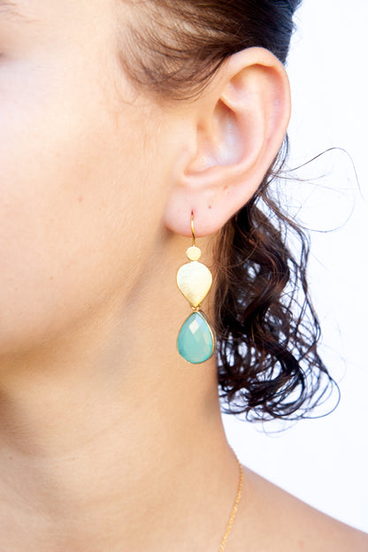 Euro Gold Earrings A197