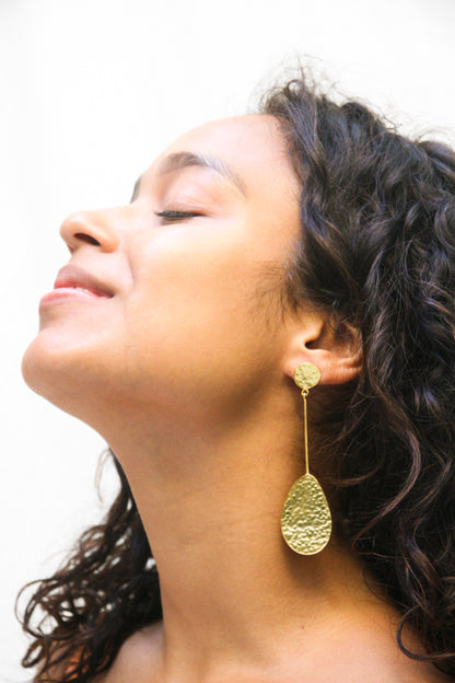 Euro Gold Earrings B114