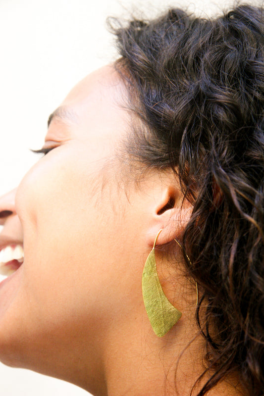 Euro Gold  Earrings B107