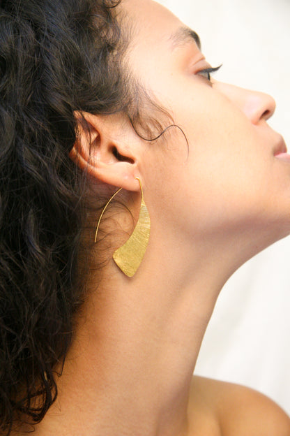 Euro Gold  Earrings B107