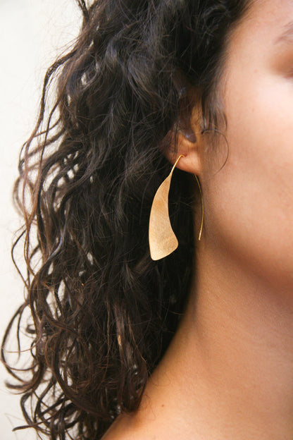 Euro Gold  Earrings B107