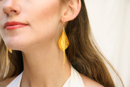 Euro Gold Earrings B161