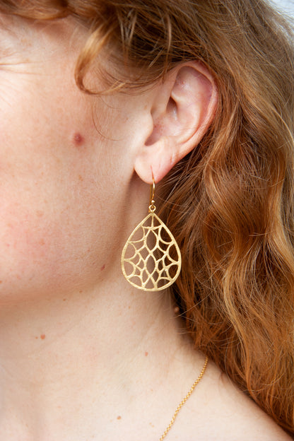 Euro Gold Earrings B150